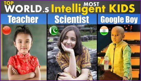 How is the most intelligent child in the world?
